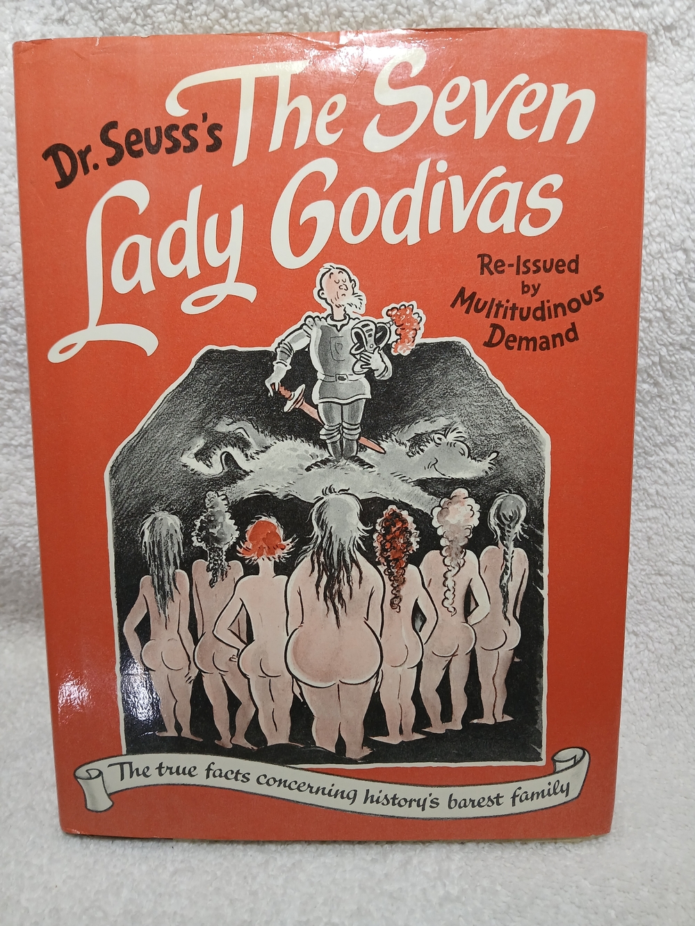 Dr. Seuss The Seven Lady Godivas Illustrated Book - Orange Cover